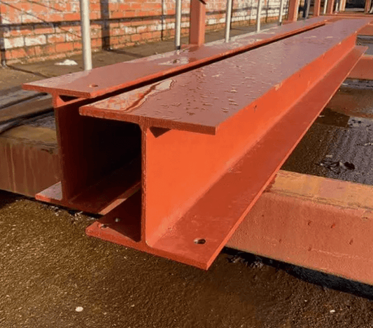 152 x 152 UC23 universal column in red oxide primer finish, S355J0 cut to size
