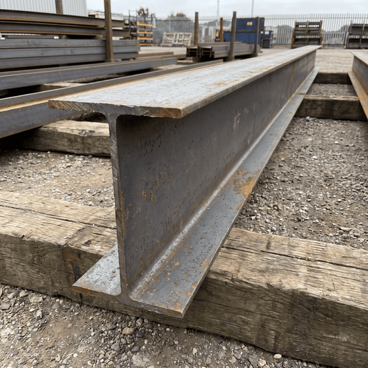 254 x 102 UB25 Steel Beam RSJ – S355J0 Universal Beam & Rolled Steel Joist, Cut to Size to Any Length, Structural Lintel for Load-Bearing Walls - Rackerman
