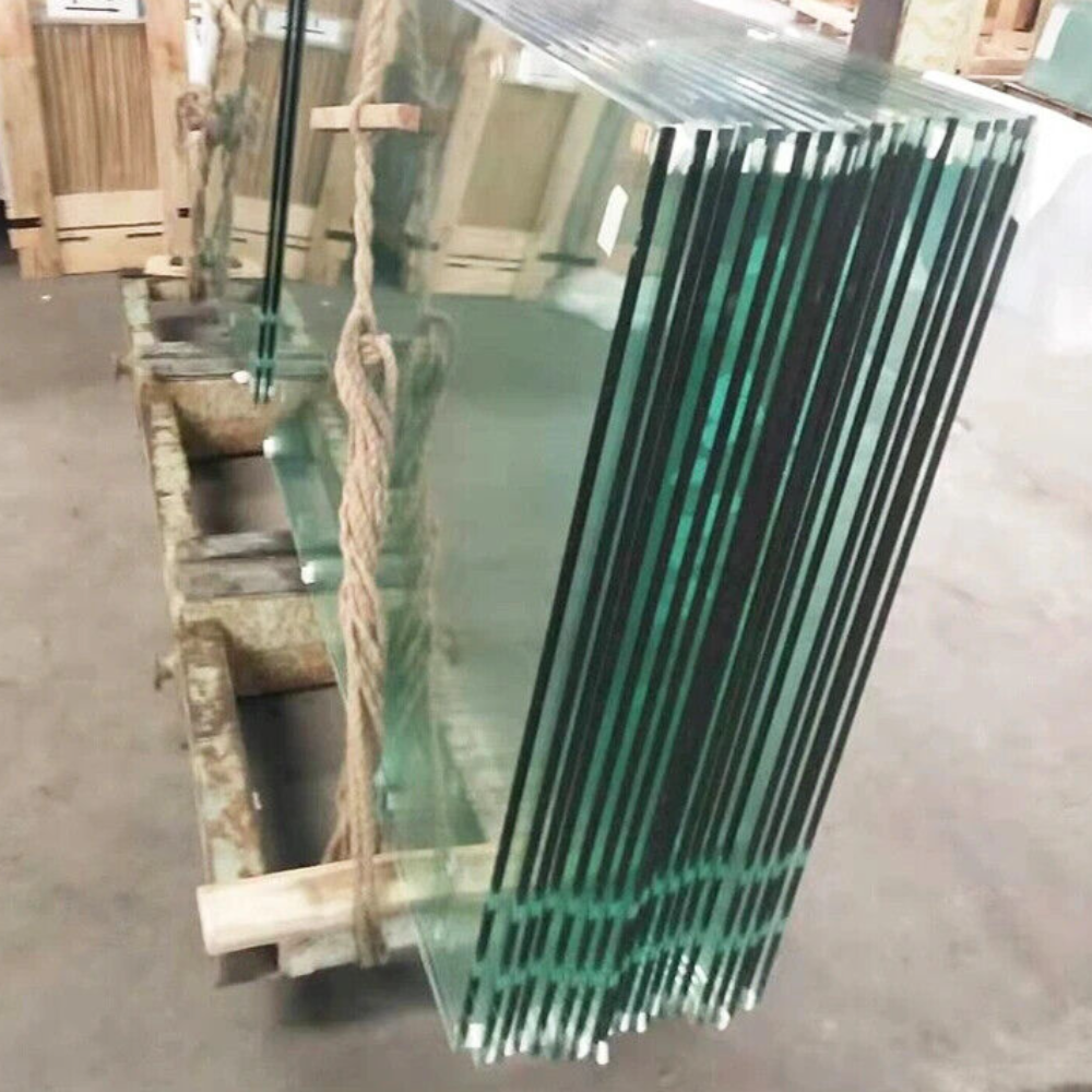 1100mm High Toughened Glass Balustrade Panels - Custom Cuts Available