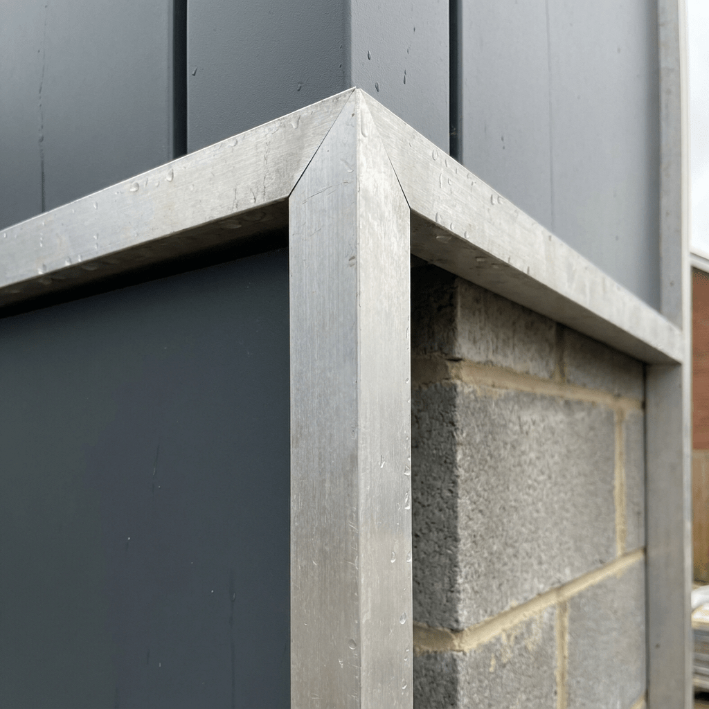 Lightweight aluminium equal angle for framing and edging