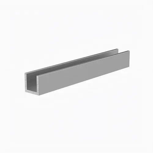 6063 T6 Aluminium Channel Section - 5m - Rackerman