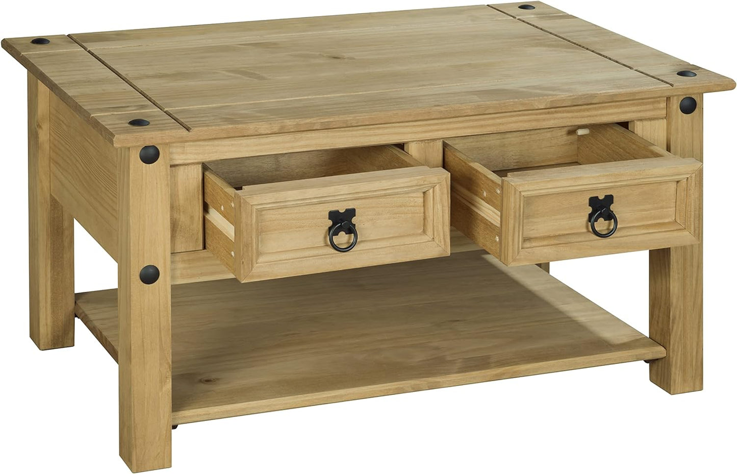 Corona Coffee Table 2 Drawer