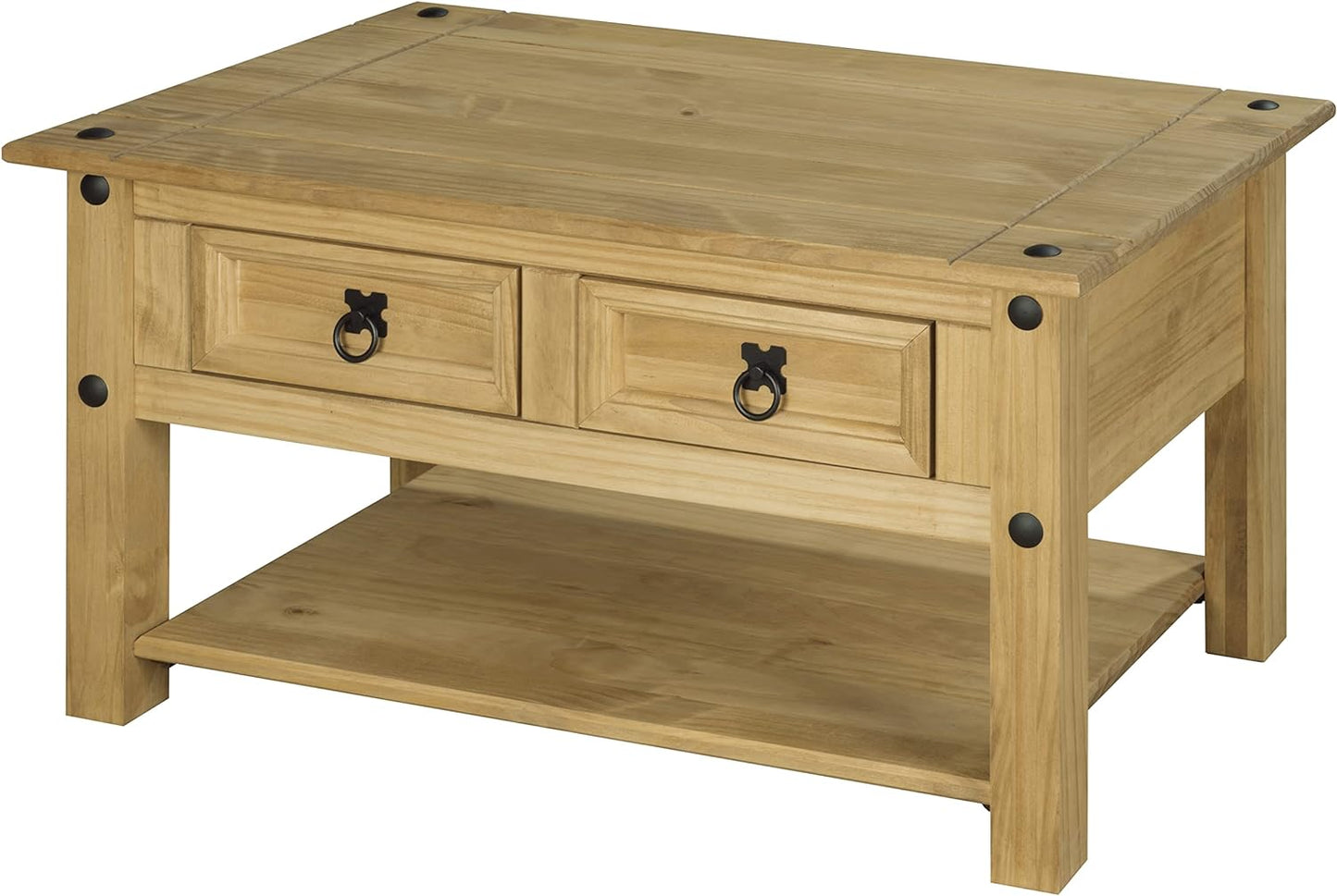 Corona Coffee Table 2 Drawer