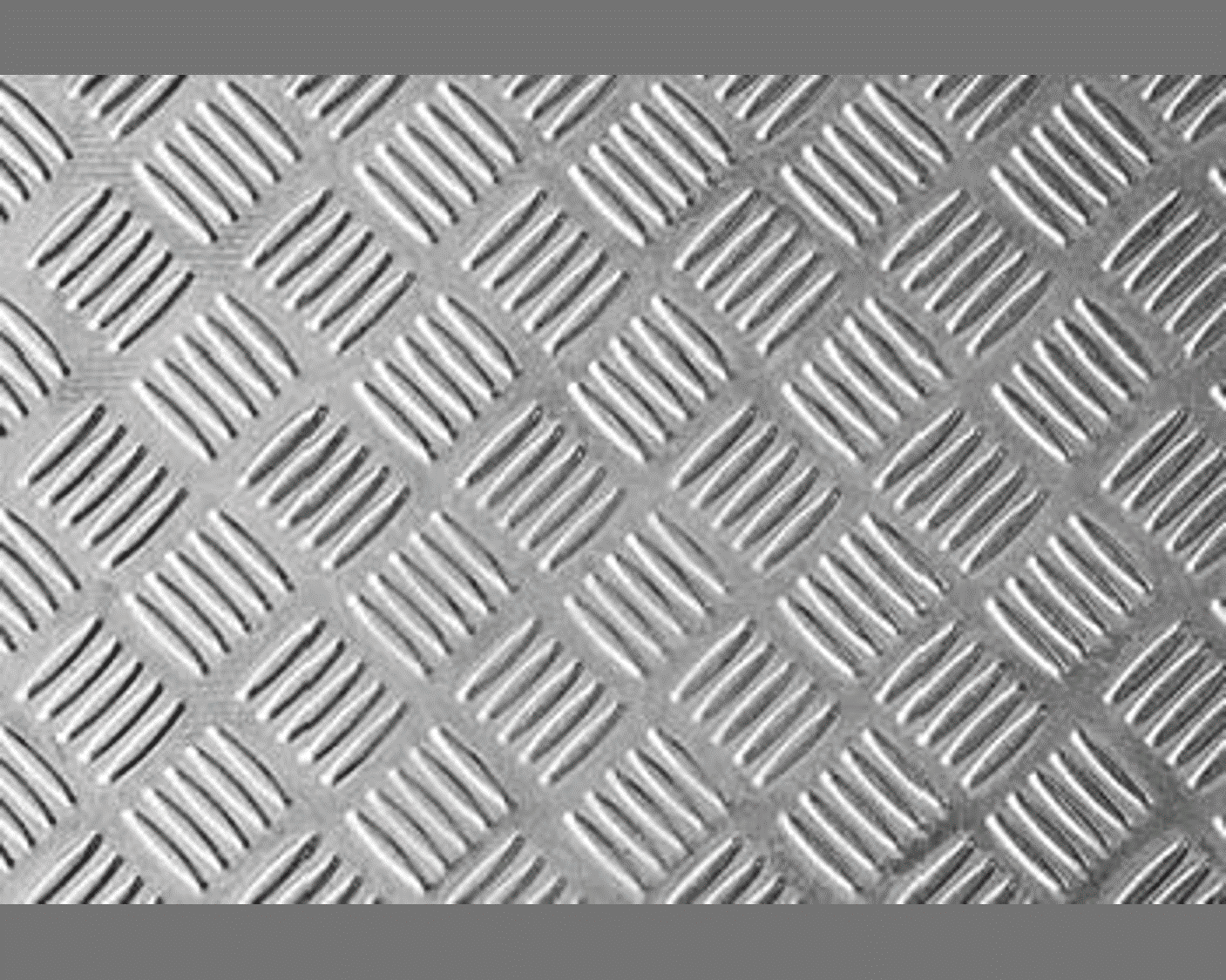 Chequered Aluminium - Full Sheets 8'x4' and 2m x 1m
