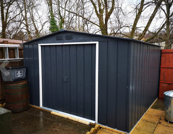 Solid Metal Garden Sheds