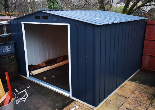 Solid Metal Garden Sheds