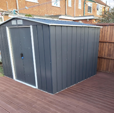 Solid Metal Garden Sheds