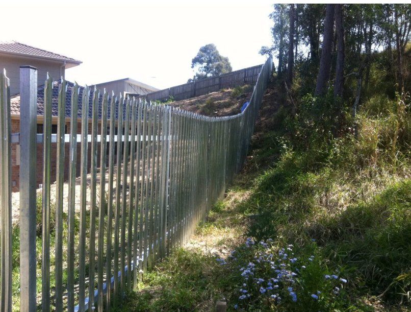 Galvanised Palisade Fencing