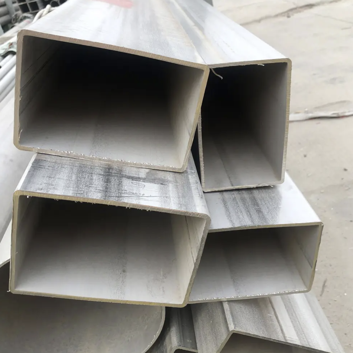 Stainless Steel Box Rectangle Section - 6m Lengths