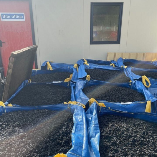 Playground rubber chippings bulk bags ready for delivery