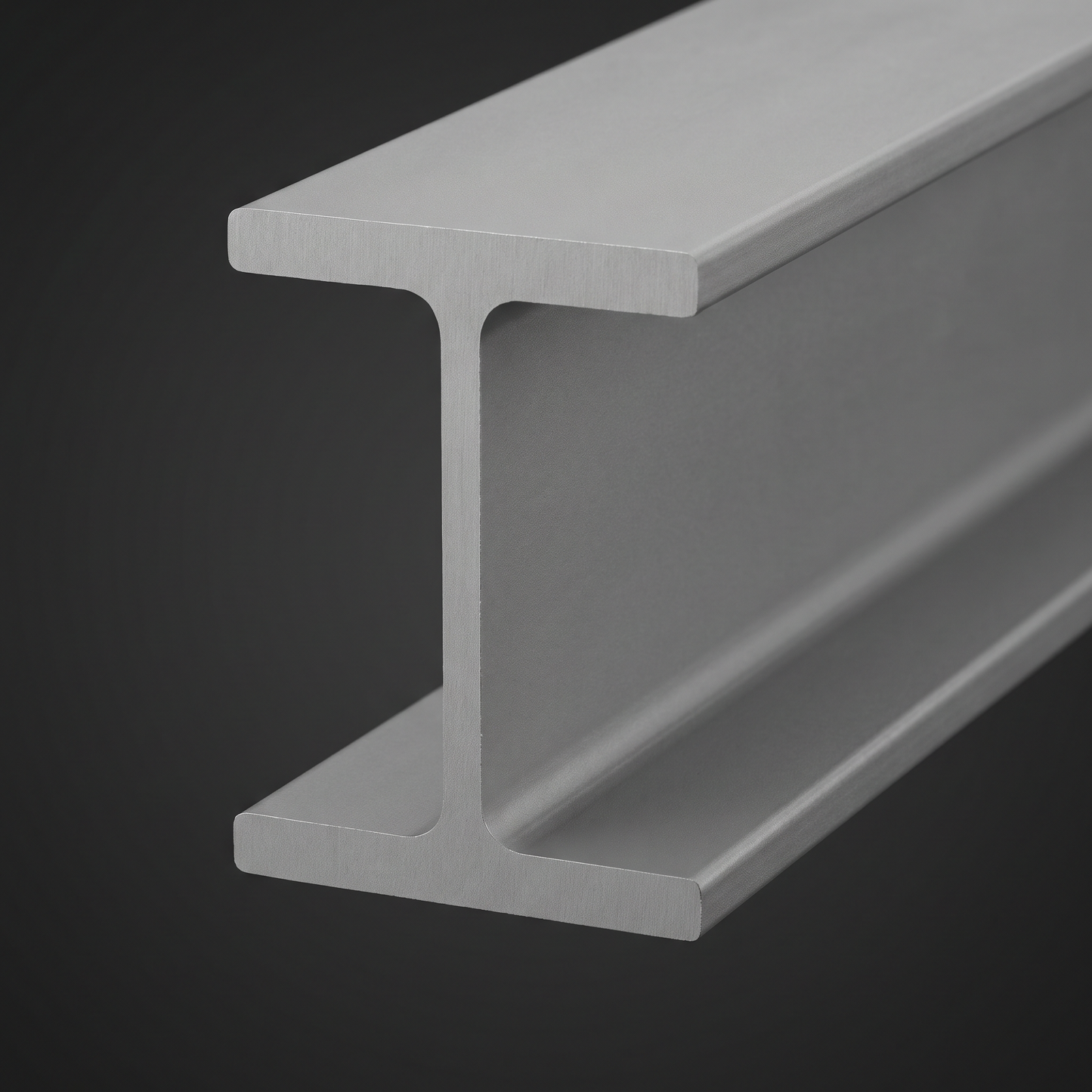 203x203 UC52 steel column H-section profile - web and flanges