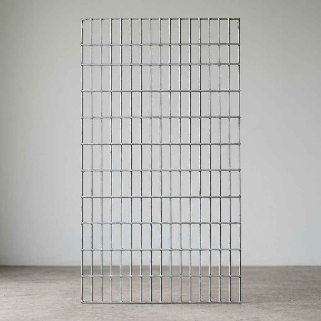 75mm x 25mm rectangular hole galvanised welded wire mesh panel, 12G
