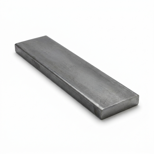 Mild steel flat bar 6m length - solid rectangular flat section steel bar in mill finish