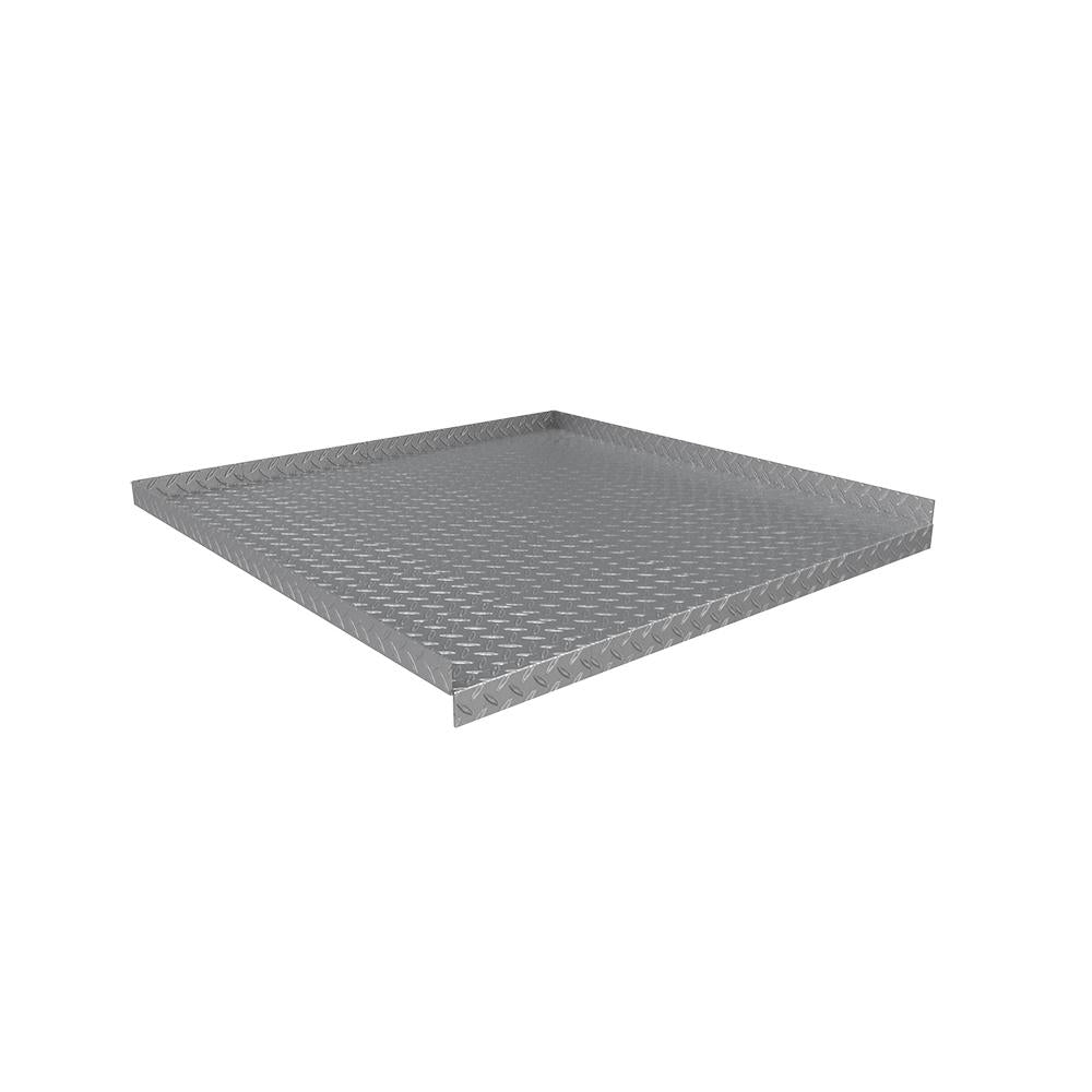 Intermediate durbar landing plate 1250 x 1250mm 3 up 1 down Pattern 1 checker plate