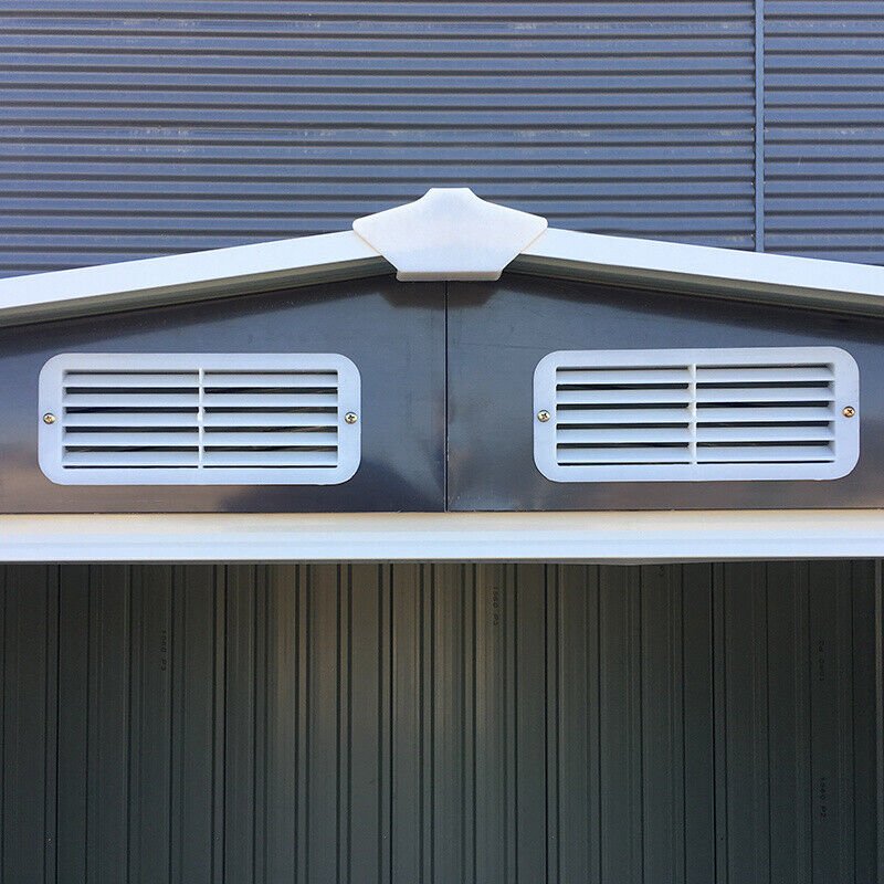 Metal Garden Shed | Heavy Duty Outdoor Storage & Workshop Building - Rackerman