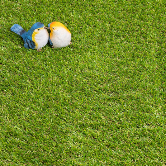 30mm artificial grass installed with garden toys