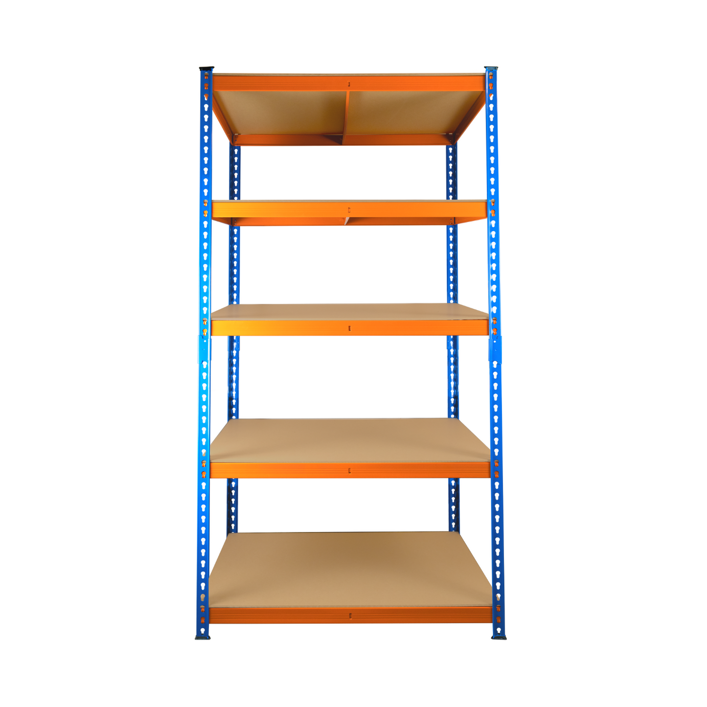 Orange Blue Warehouse Racking