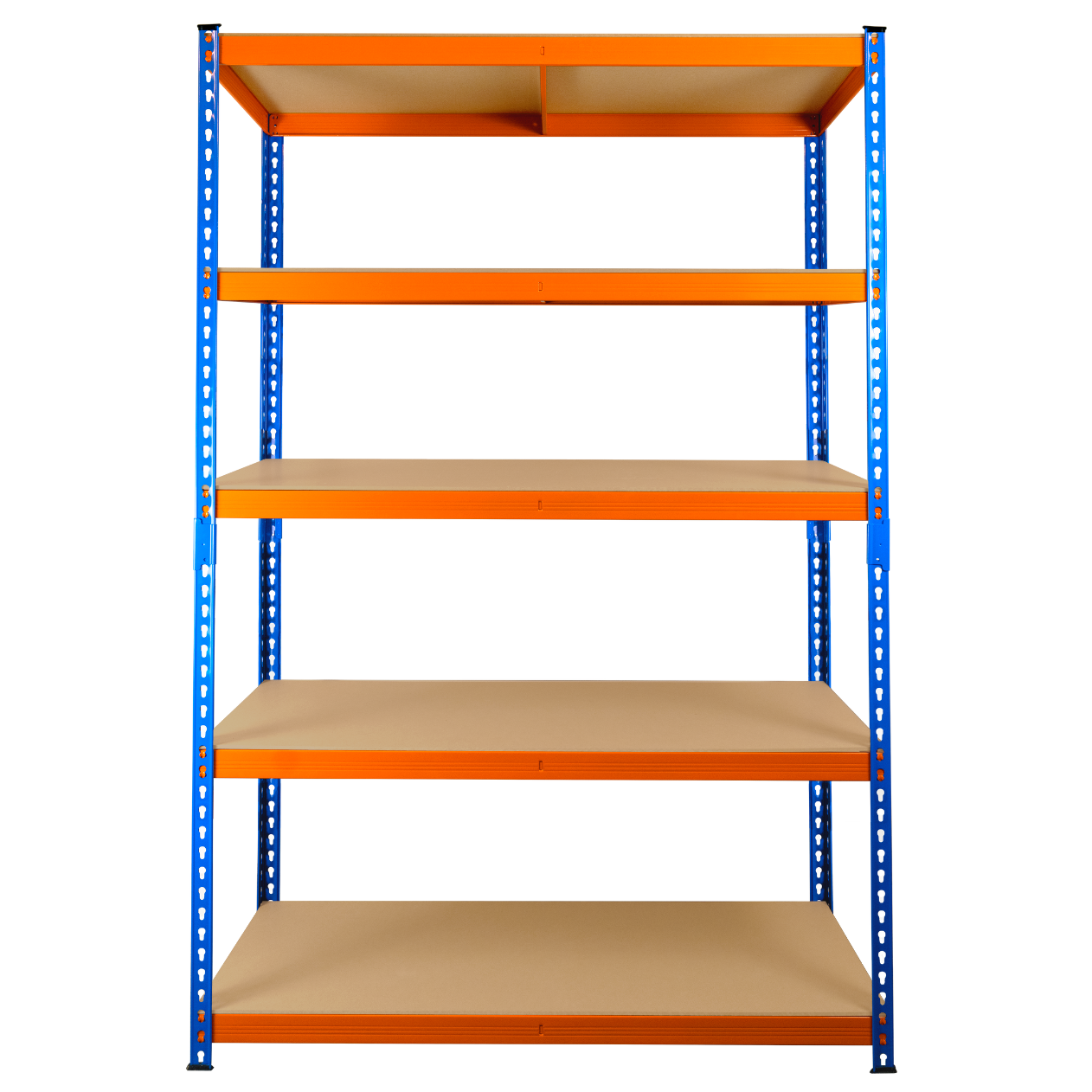 Orange Blue Warehouse Racking