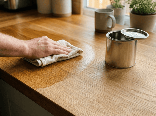 Worktop Oil – Clear Food-Safe Hardwax Oil for Solid Wood Worktops - Rackerman