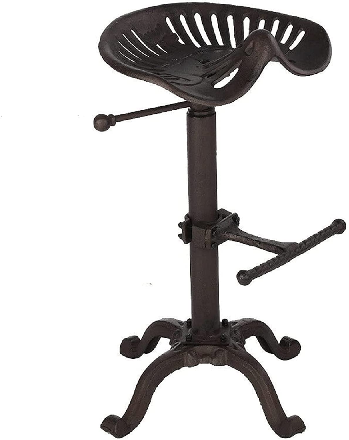 Industrial Cast Iron Bar/Tractor Stools with Adjustable Height