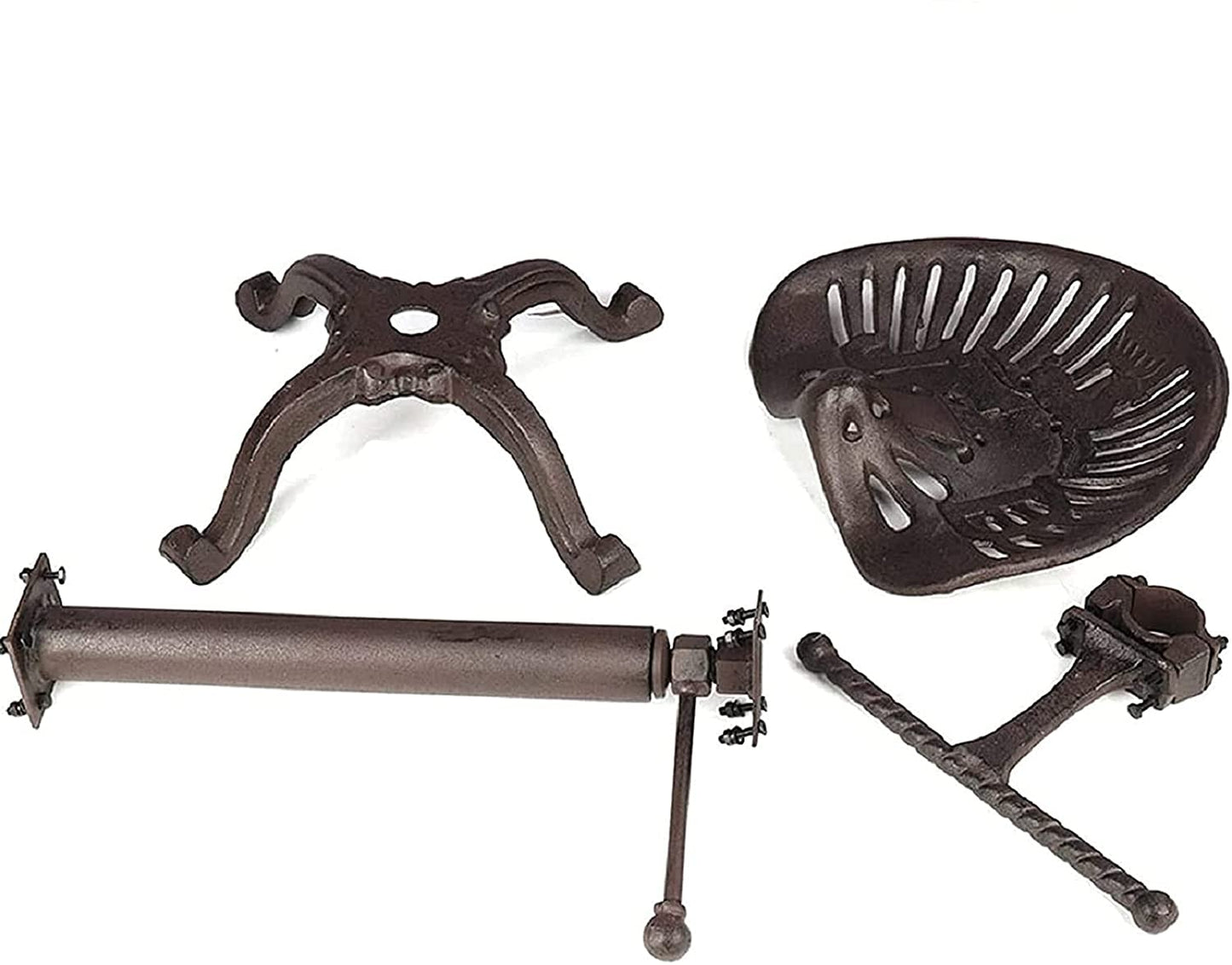 Industrial Cast Iron Bar/Tractor Stools with Adjustable Height