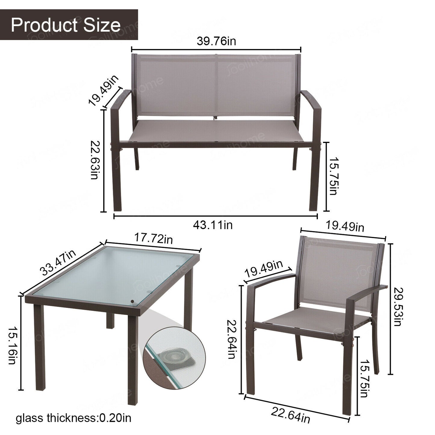 Garden Furniture Sets Table+Chairs Patio/Garden/Outdoor/Conservatory/Balcony