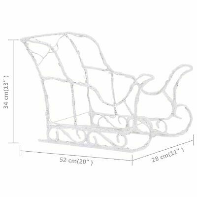 Light Up Reindeer Family Outdoor Christmas Decoration White Wire LED Set Of 5 Multicolour Lights