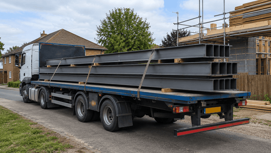 How RSJ Steel Beams Are Delivered in the UK - Rackerman