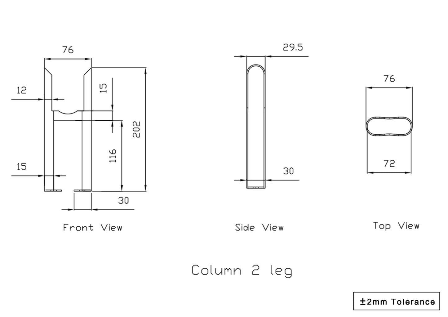 Cast Iron Radiator Legs White Black Anthracite
