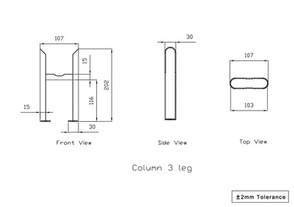Cast Iron Radiator Legs White Black Anthracite