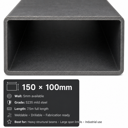 Mild Steel Rectangular Hollow Section 7.5m – S235 RHS