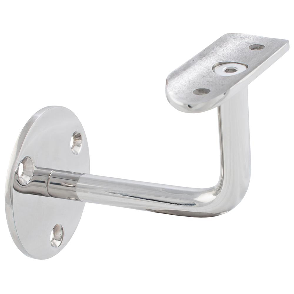 Handrail Bracket 316 Mirror - 42.4mm tube / 85mm offset saddle