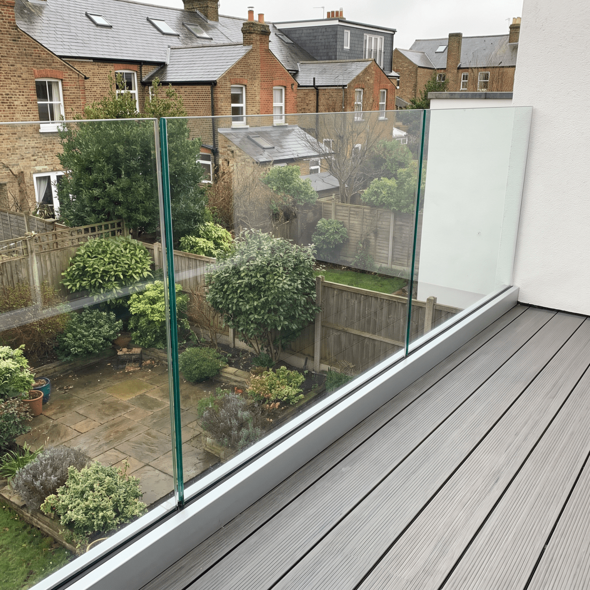 17.5mm Toughened Laminated Glass Panels - 1087mm High - Rackerman