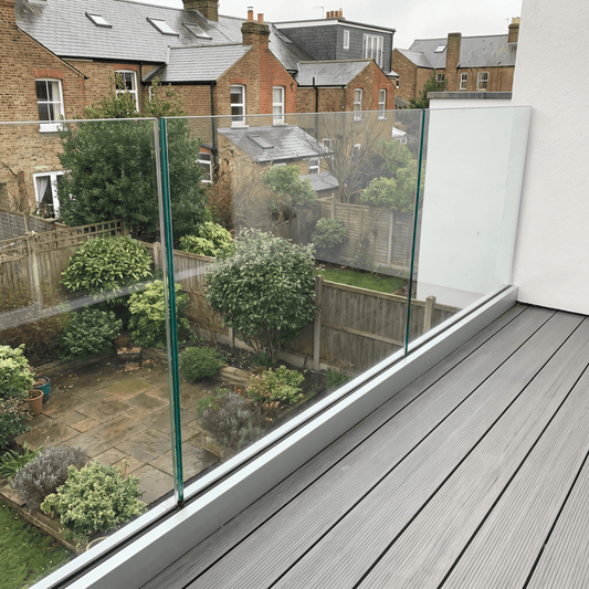 17.5mm Toughened Laminated Glass Panels - 1087mm High - Rackerman