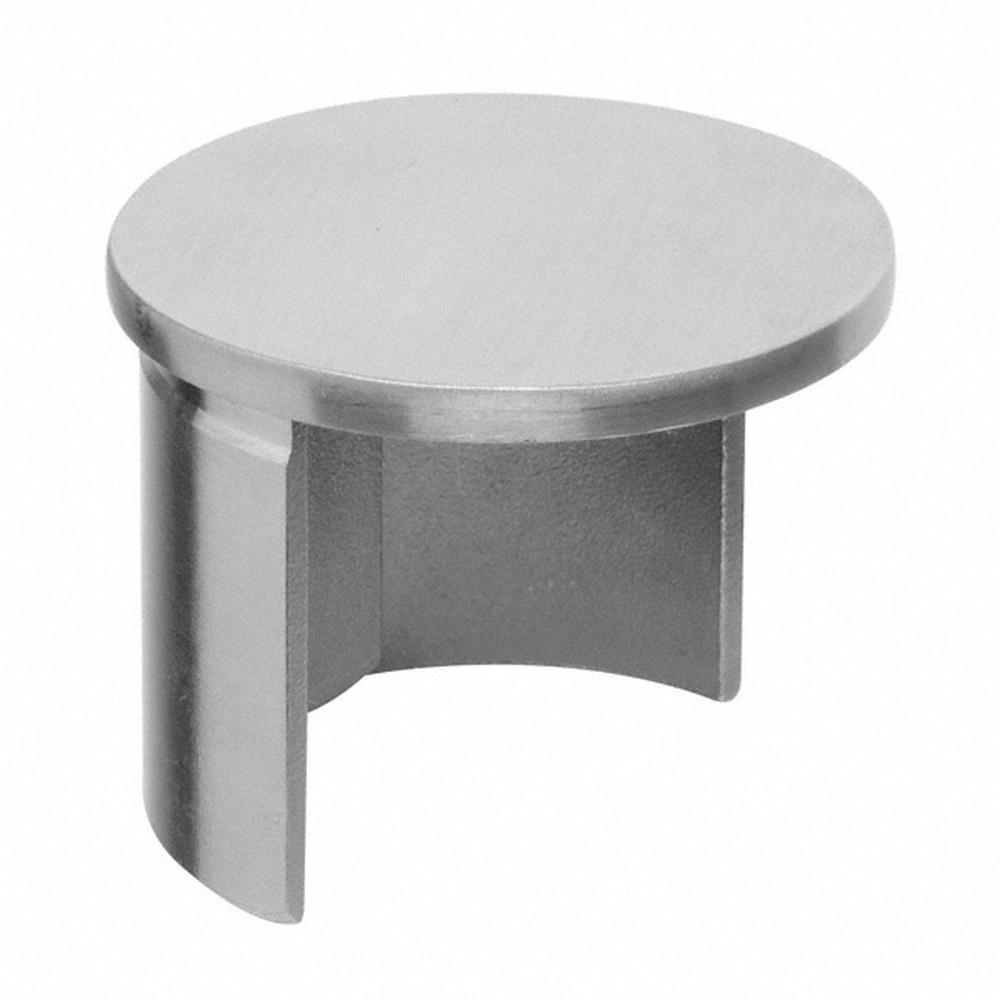 End Cap 304 Satin - 48.3mm tube / split tube