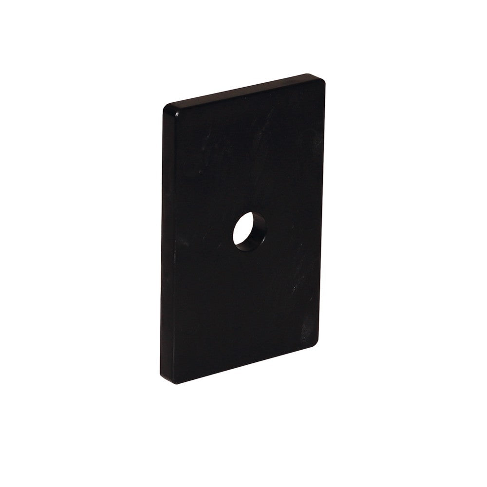 Frameless glass balustrade side fix plastic drain block