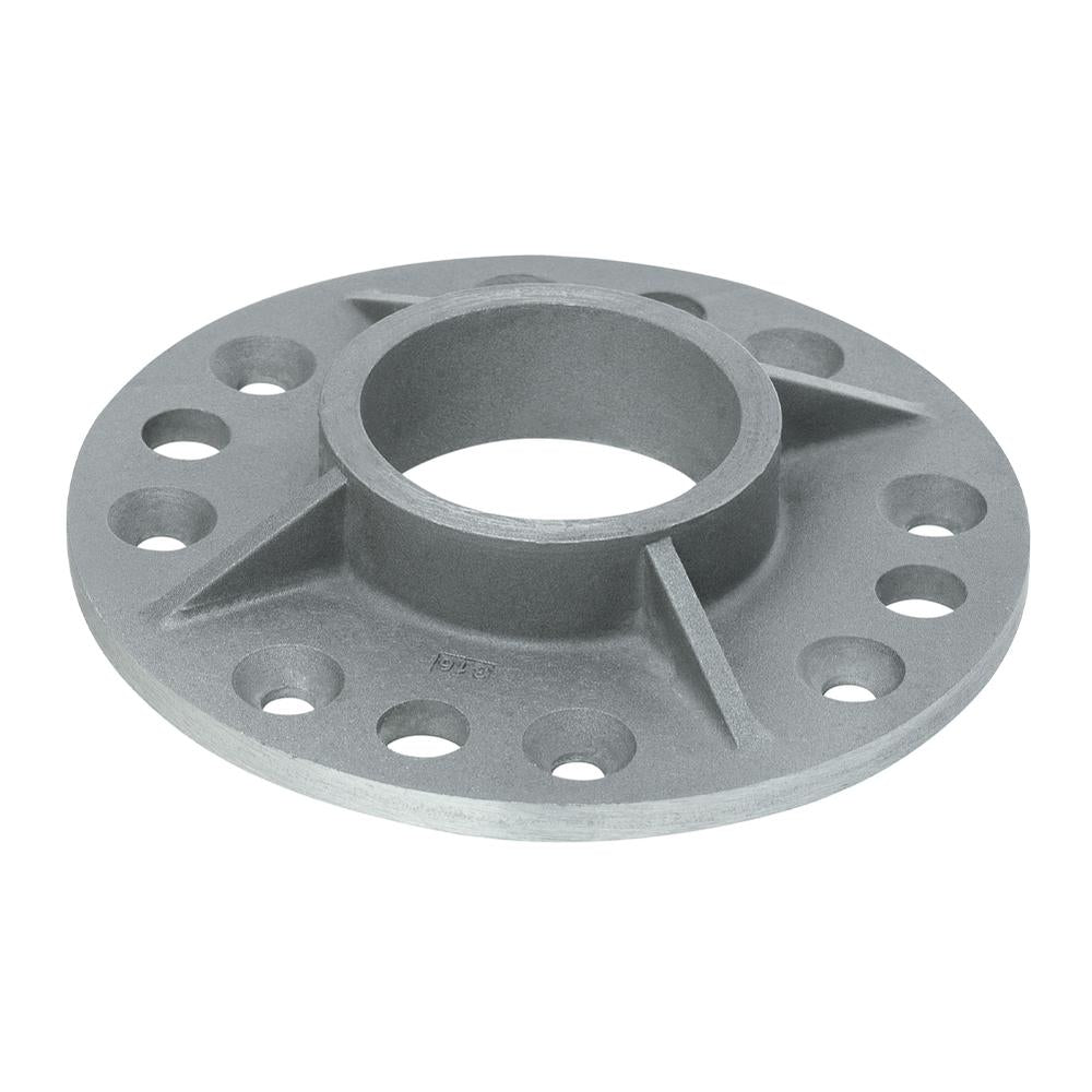 Wall Flange 316 Satin - 42.4mm tube / weld-on round base plate