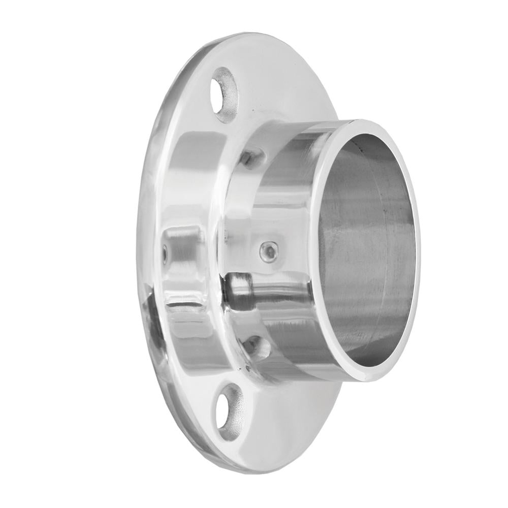 Wall Flange 316 Mirror - 42.4mm tube / external fit round