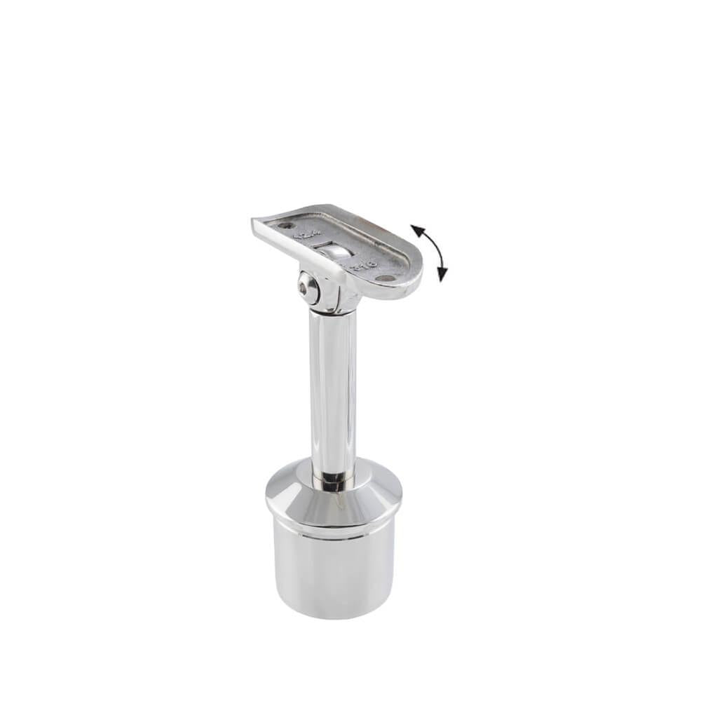 Saddle Clamp 316 Mirror - 42.4mm tube / adjustable spigot saddle