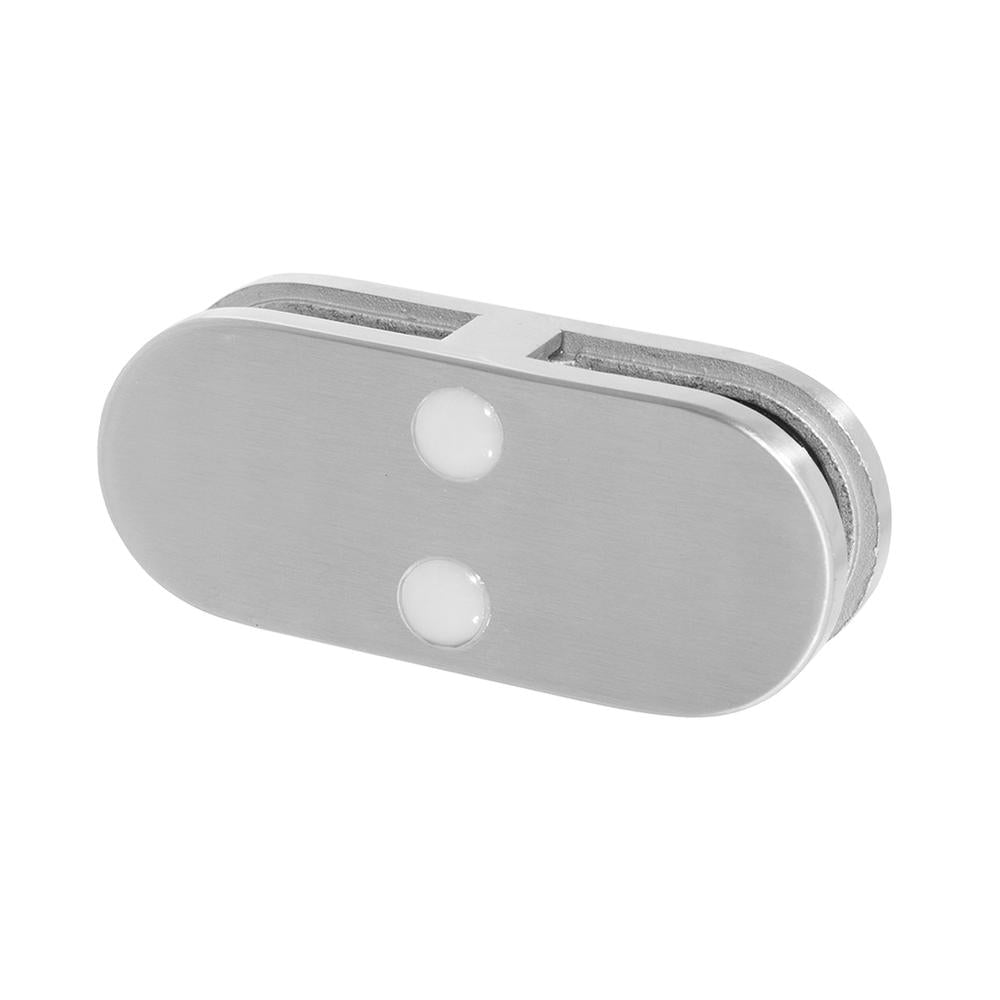Glass Clamp 316 Satin - 180° double / 8mm glass
