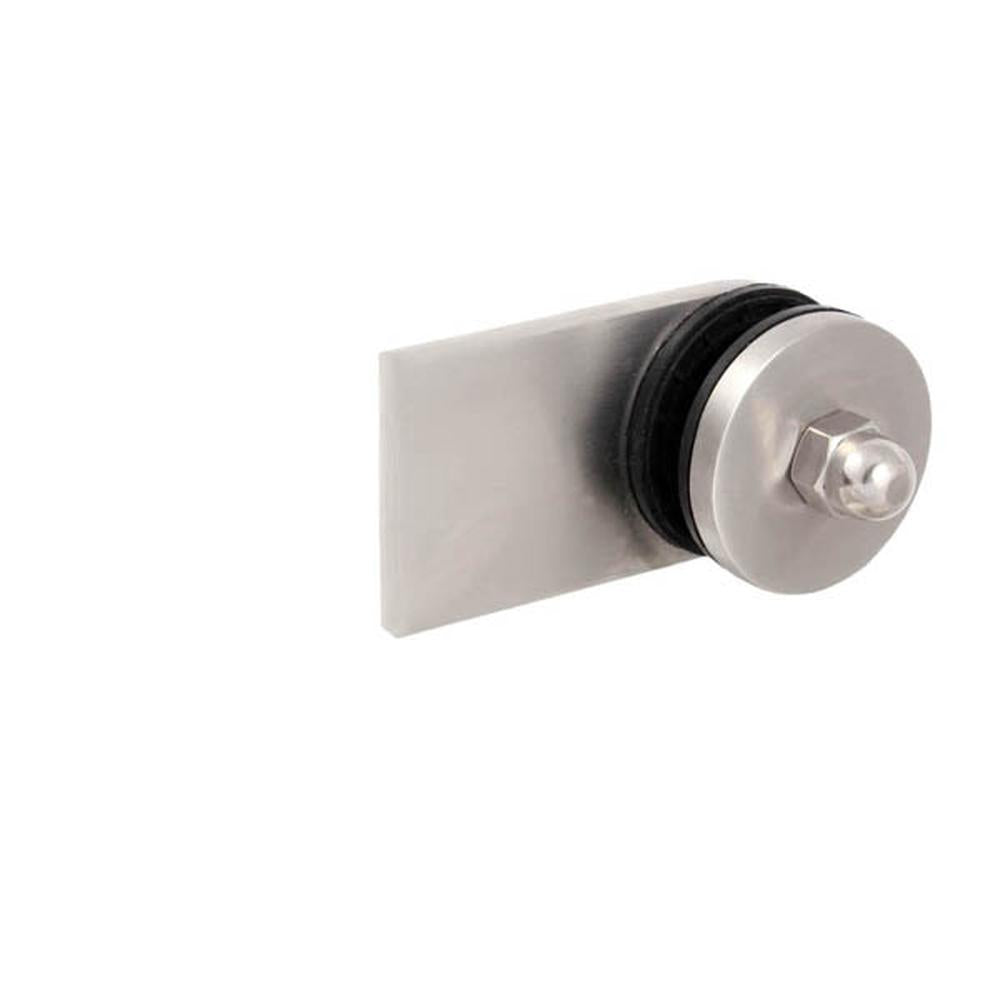 Glass Clamp 316 Satin - Weld-on / 80×40×6mm