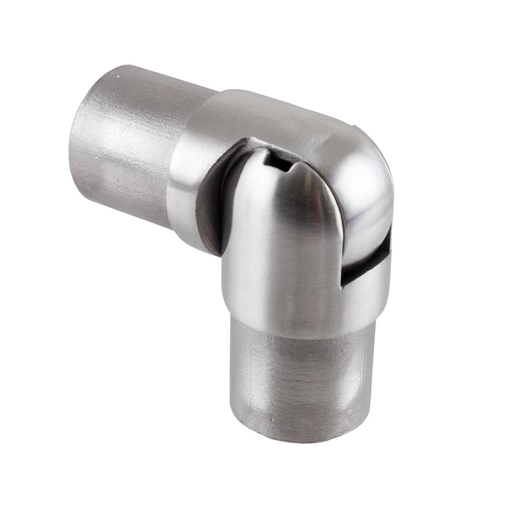 Handrail Joiner 316 Satin - 25mm split tube / adjustable vertical