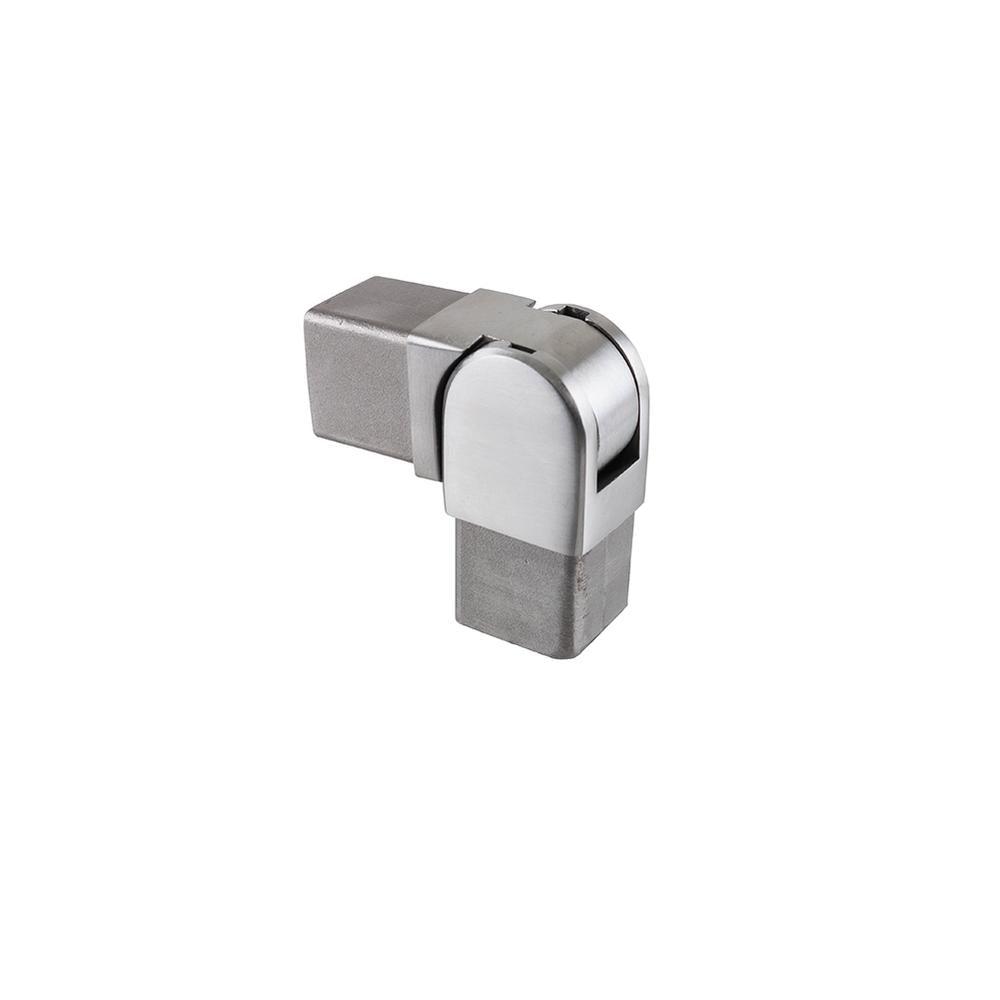 Handrail Joiner 316 Satin - 25×21mm split tube / adjustable vertical