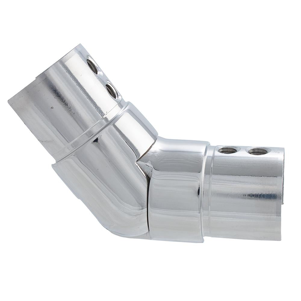 Handrail Joiner 316 Mirror - 48.3mm tube / adjustable upward (split tube)