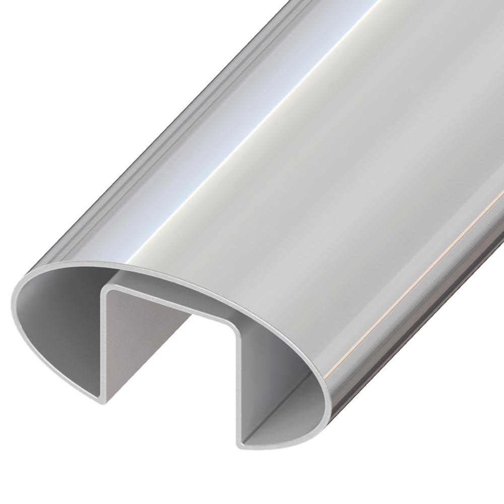 Handrail Tube 316 Satin - 60×30mm oval × 3m