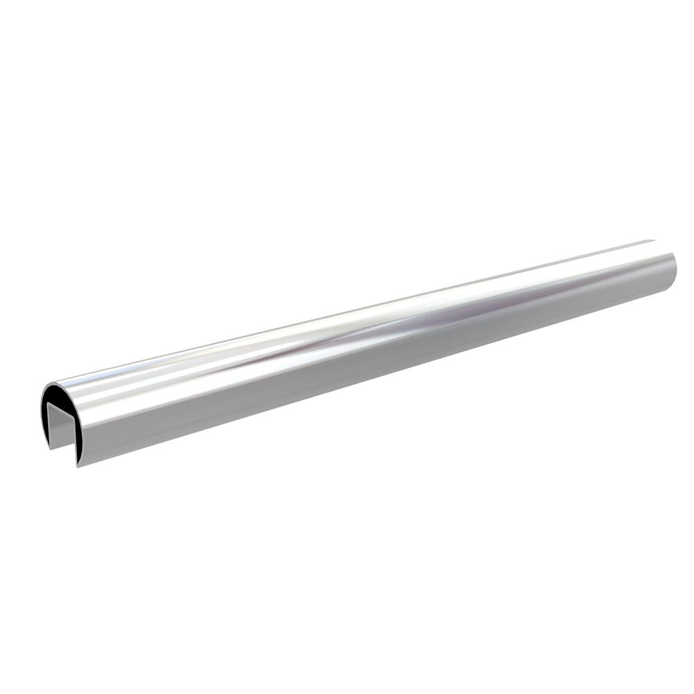Handrail Tube 316 Mirror - 42.4mm dia × 3m × 1.5mm wall (split tube)