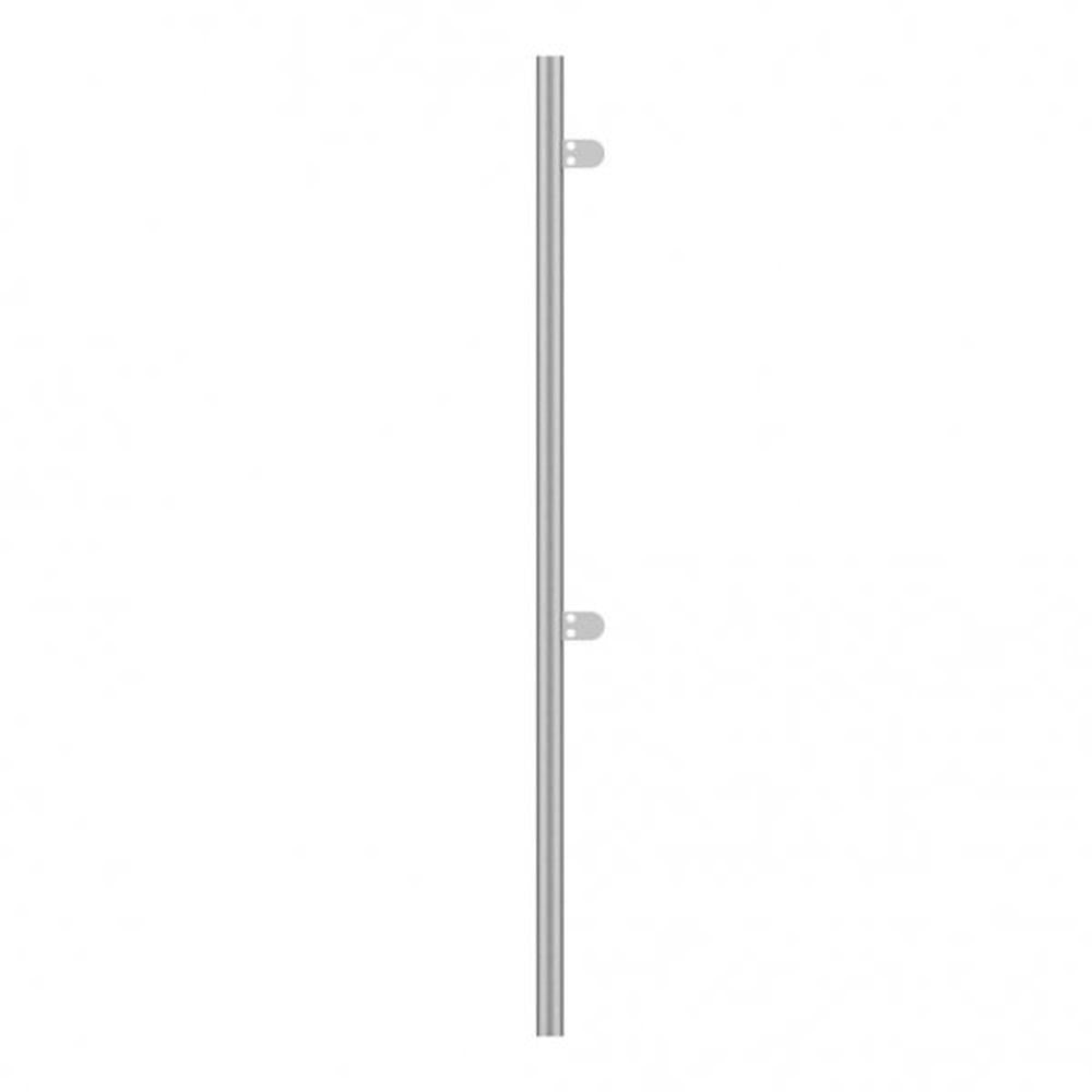 Handrail Post 316 Satin - 42.4mm × 1500mm / end post / concrete-in