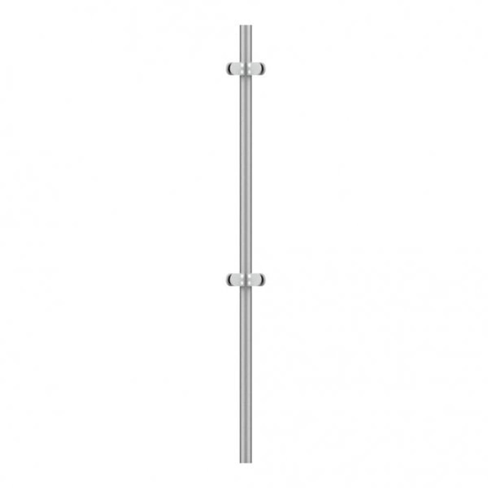 Handrail Post 316 Satin - 42.4mm × 1500mm / corner post / concrete-in