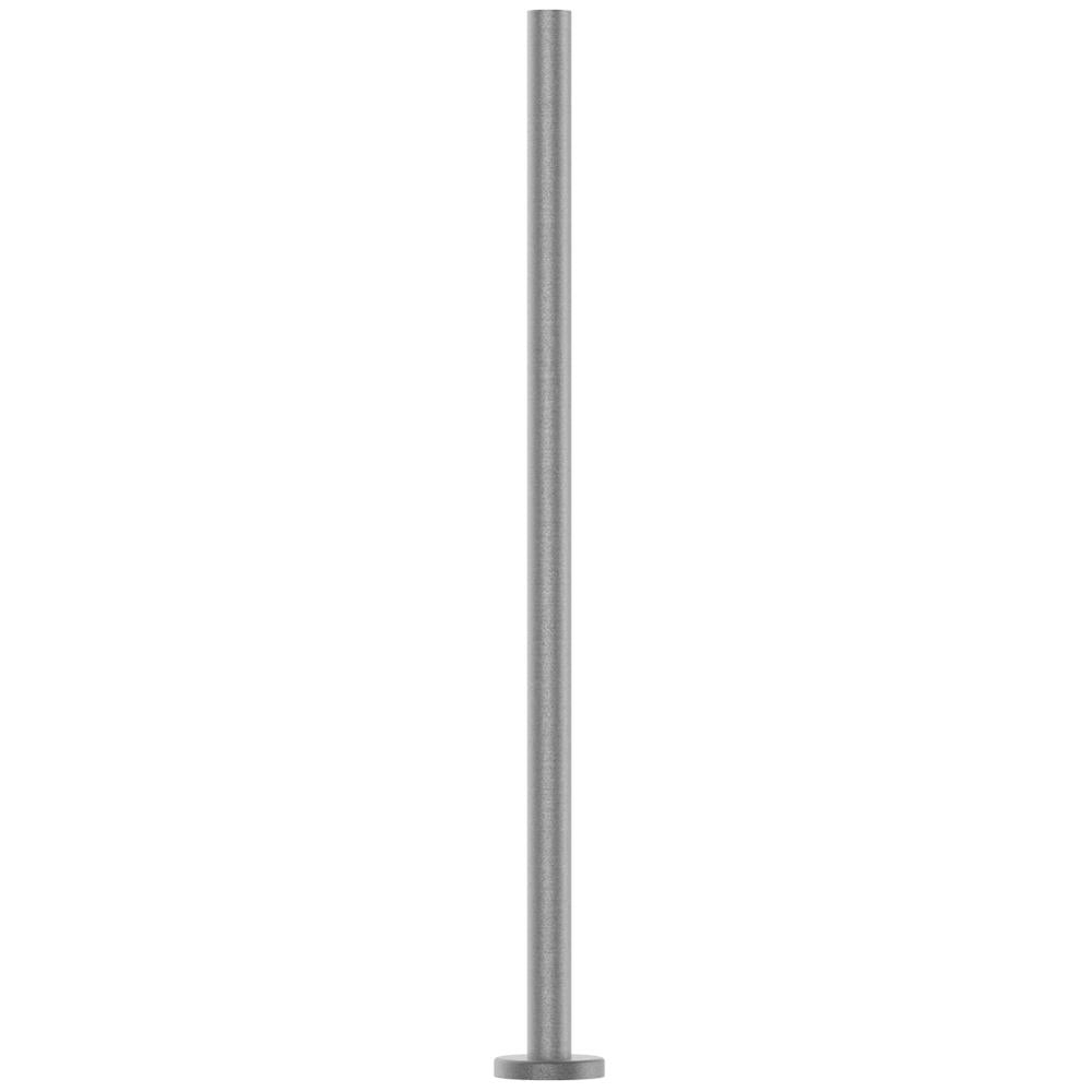 Handrail Post 316 Satin - 42.4mm × 1100mm / base plated / plain top