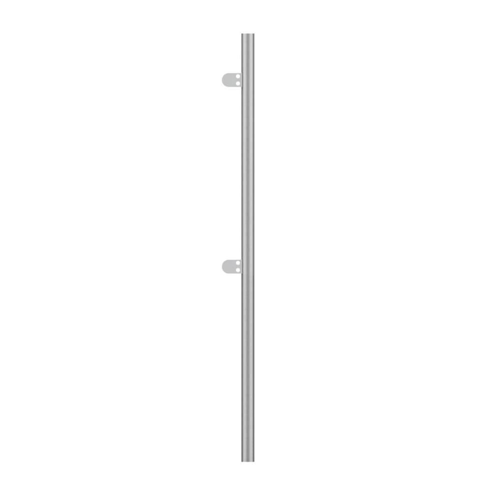 Handrail Post 316 Satin - 42.4mm × 1378mm / end post / concrete-in